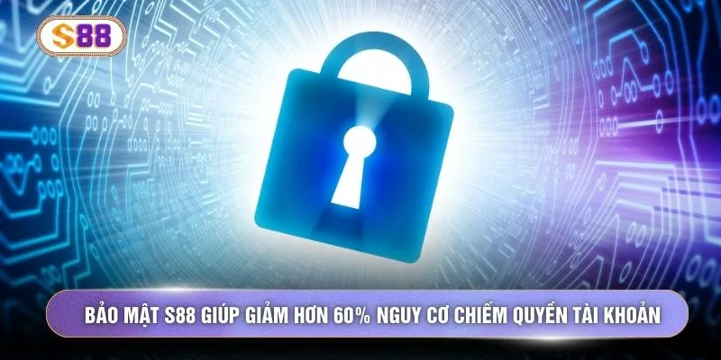 Bảo mật S88 giúp giảm hơn 60% nguy cơ chiếm quyền tài khoản