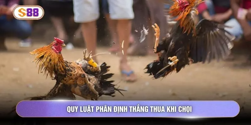 Quy luật phân định thắng thua khi chọi