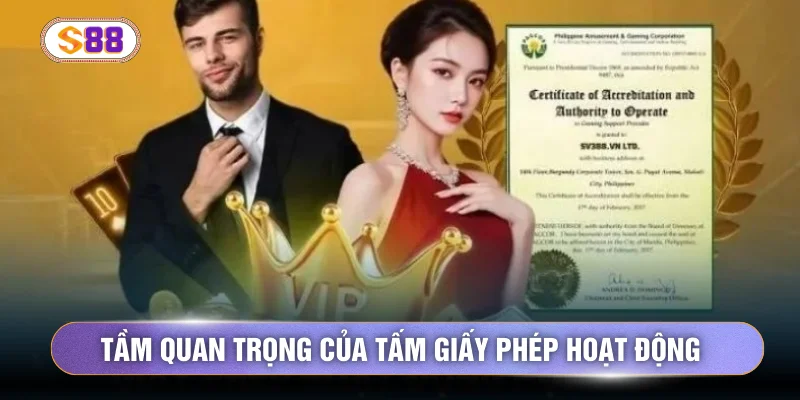 Tầm quan trọng của tấm giấy phép hoạt động